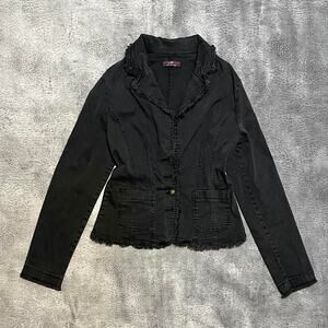 Polo jeans distressed denim jacket